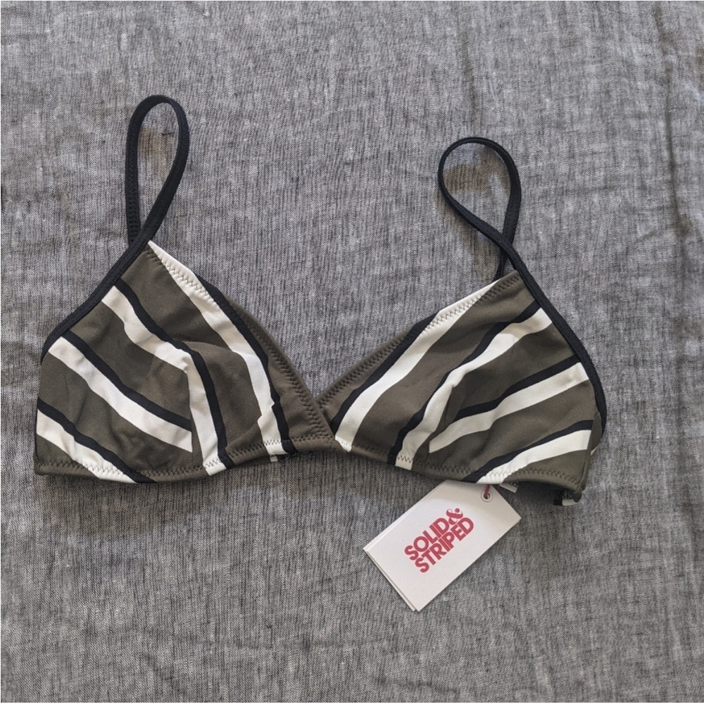 Solid and Striped Brigitte Bikini Top